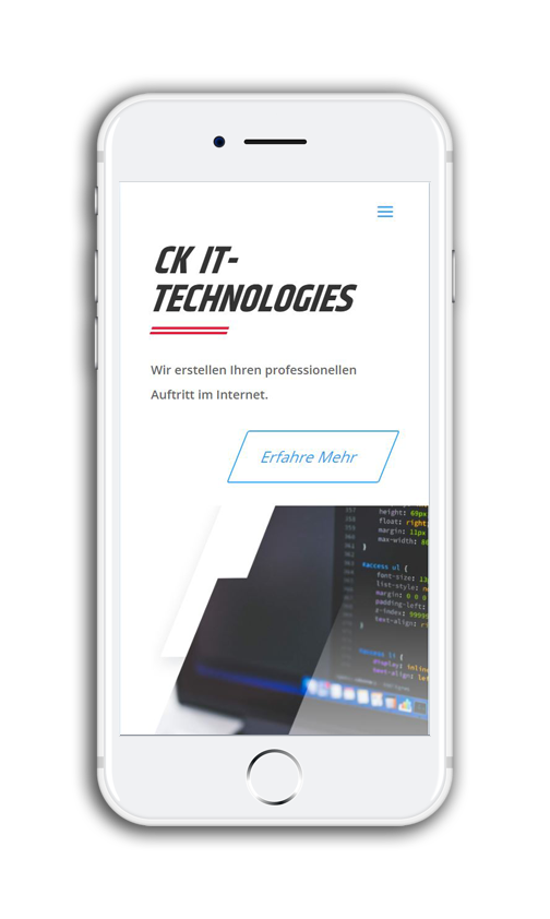 ckit_red_design_smartphone Ein rotes Smartphone Webdesign